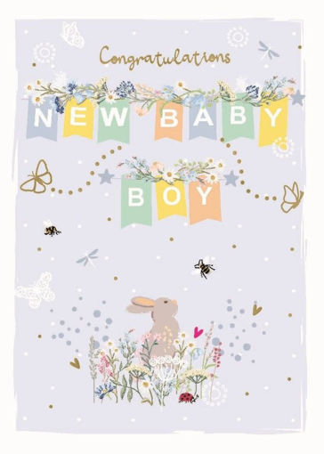 Picture of CONGRATULATIONS NEW BABY BOY CARD